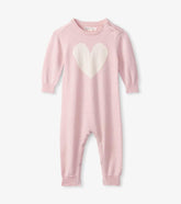 Baby & Toddler Baby Big Heart Sweater Onesie | Hatley Sweaters