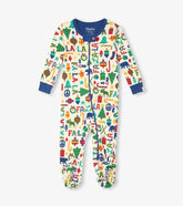 Baby & Toddler Baby Blue Falala Cotton Footed Sleeper | Hatley Sleepwear