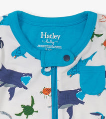 Baby & Toddler Baby Boys Prehistoric Marine Footed Sleeper | Hatley Sleepwear
