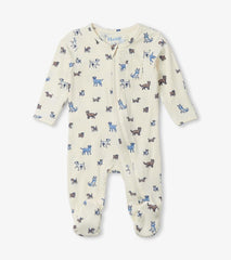 Baby & Toddler Baby Boys Puppies Puppies Footed Sleeper | Hatley Sleepwear