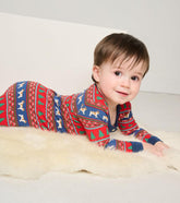 Baby & Toddler Baby Bulldog Fair Isle Bamboo Footed Sleeper | Hatley Sleepwear
