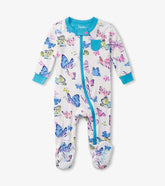 Baby & Toddler Baby Girls Big Butterflies Footed Sleeper | Hatley Sleepwear
