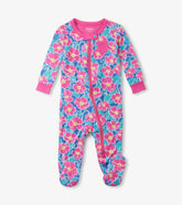 Baby & Toddler Baby Girls Big Poppies Footed Sleeper | Hatley Sleepwear