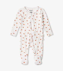 Baby & Toddler Baby Girls Ditsy Strawberries Footed Sleeper | Hatley Sleepwear