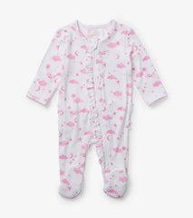 Baby & Toddler Baby Girls Pink Starry Night Footed Sleeper | Hatley Sleepwear