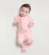 Baby & Toddler Baby Girls Springtime Ruffle Footed Sleeper | Hatley Sleepwear