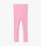 Baby & Toddler Baby Pink Cable Knit Leggings | Hatley Bottoms