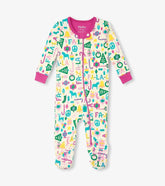 Baby & Toddler Baby Pink Falala Cotton Footed Sleeper | Hatley Sleepwear