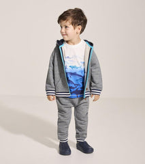 Baby & Toddler Baby & Toddler Boys Flame Blue Zip-Up Hoodie | Hatley Sweaters