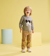 Baby & Toddler Baby & Toddler Boys Milk Cow V-Neck Sweater | Hatley Sweaters