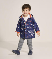 Baby & Toddler Baby & Toddler Boys Sharks Button-Up Rain Jacket | Hatley Rainwear