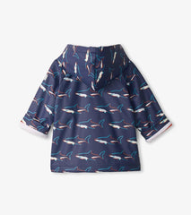 Baby & Toddler Baby & Toddler Boys Sharks Button-Up Rain Jacket | Hatley Rainwear