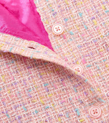 Baby & Toddler Baby & Toddler Girls Aurora Pink Tweed Faux Fur Trim Dress | Hatley Dresses