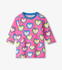 Baby & Toddler Baby & Toddler Girls Big Groovy Heart Terry Dress | Hatley Dresses
