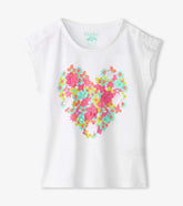 Baby & Toddler Baby & Toddler Girls Chiffon Heart Snap Button Shirt | Hatley Tops