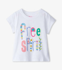 Baby & Toddler Baby & Toddler Girls Free Spirit White Graphic Tee | Hatley Tops