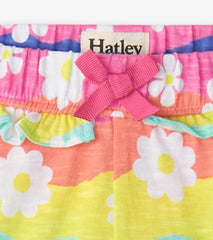 Baby & Toddler Baby & Toddler Girls Groovy Flowers Ruffle Shorts | Hatley Bottoms