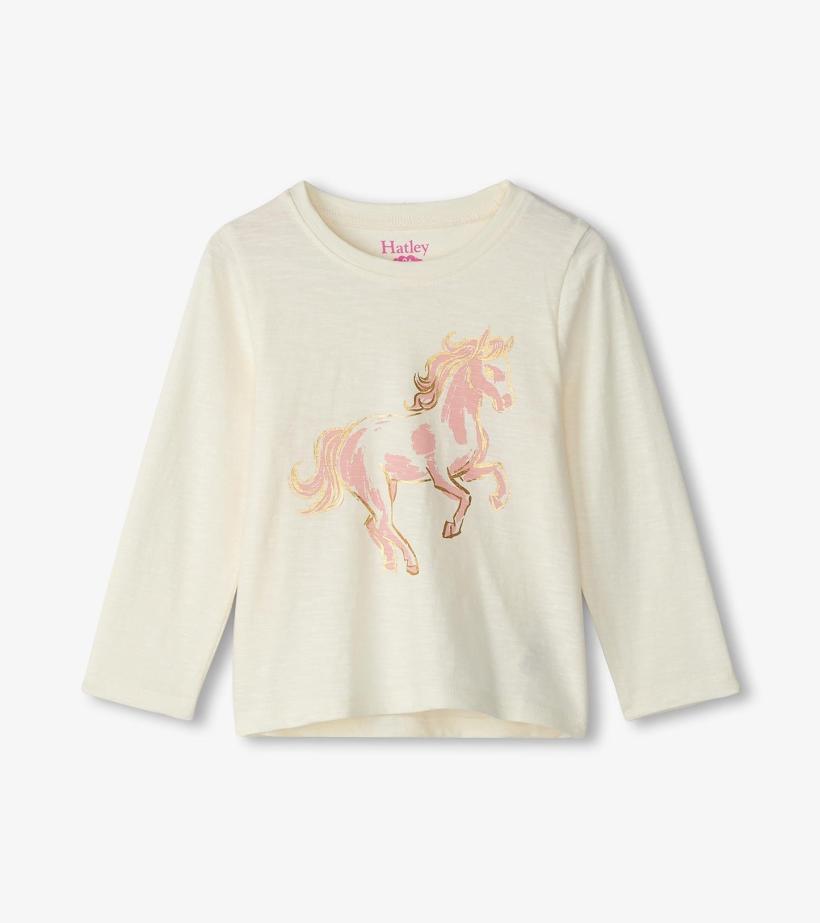 Baby & Toddler Baby & Toddler Girls Prize Pony Long Sleeve T-Shirt | Hatley Tops
