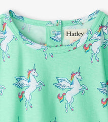 Baby & Toddler Baby & Toddler Girls Rainbow Unicorn Gathered Dress | Hatley Dresses