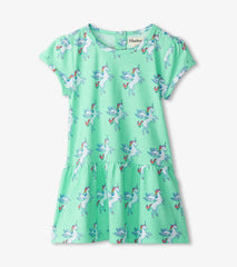 Baby & Toddler Baby & Toddler Girls Rainbow Unicorn Gathered Dress | Hatley Dresses
