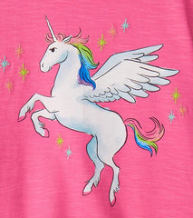 Baby & Toddler Baby & Toddler Girls Rainbow Unicorn Graphic Tee | Hatley Tops