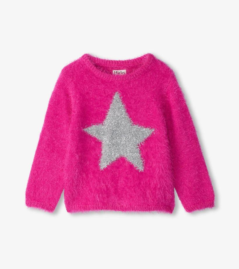 Baby & Toddler Baby & Toddler Girls Star Furry Sweater | Hatley Sweaters