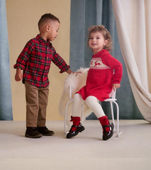 Baby & Toddler Baby & Toddler Red Plaid Button Down Shirt | Hatley Tops