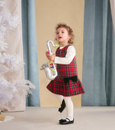 Baby & Toddler Baby & Toddler Red Plaid Pinafore Dress | Hatley Dresses