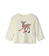 Baby & Toddler Baby & Toddler Skating Deer Long Sleeve T-Shirt | Hatley Tops