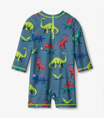 Baby & Toddler Dangerous Dinos Baby One-Piece Rashguard | Hatley Swimwear