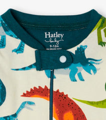 Baby & Toddler Dinosaurs Organic Cotton Baby Sleeper | Hatley Sleepwear
