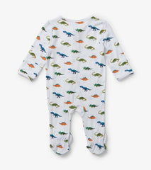 Baby & Toddler Painted Dinos Baby Footed Sleeper | Hatley Sleepwear