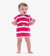 Baby & Toddler Rainbow Stripe Baby Hooded Terry Cover-Up | Hatley Swimwear