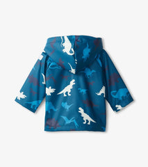 Baby & Toddler Real Dinosaurs Colour Changing Baby Raincoat | Hatley Rainwear