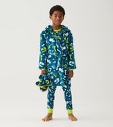 Boys Baby Boys Dino Fossils Fleece Robe | Hatley Sleepwear