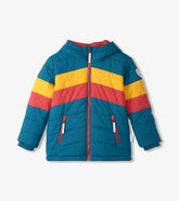 Boys Boys Aspen Colour Block Puffer Jacket | Hatley Outerwear