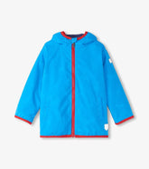 Boys Boys Blue Elks Zip-Up Lightweight Rain Jacket | Hatley Rainwear