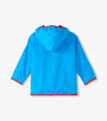 Boys Boys Blue Elks Zip-Up Lightweight Rain Jacket | Hatley Rainwear