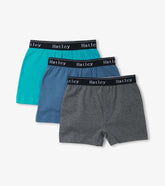 Boys Boys Classic Solids 3 Pack Boxer Briefs | Hatley Underwear