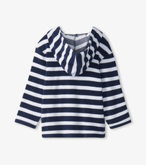 Boys Boys Deep Sea Stripes Terry Pullover Hoodie | Hatley Swimwear