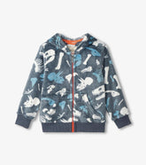 Boys Boys Dino Fossils Fleece Zip-Up Hoodie | Hatley Sweaters