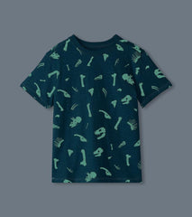Boys Boys Dino Fossils Glow In The Dark Graphic Tee | Hatley Tops