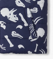 Boys Boys Dino Fossils Reversible Quilted Vest | Hatley Tops