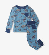 Boys Boys Dinosaur Bamboo Pajama Set | Hatley Sleepwear