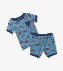 Boys Boys Dinosaur Bamboo Short Pajama Set | Hatley Sleepwear
