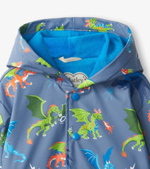 Boys Boys Dragon Realm Button-Up Rain Jacket | Hatley Rainwear