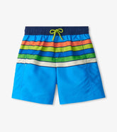 Boys Boys Malibu Stripe Swim Trunks | Hatley Swimwear