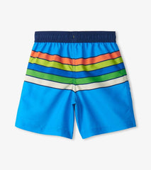 Boys Boys Malibu Stripe Swim Trunks | Hatley Swimwear