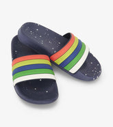 Boys Boys Malibu Stripes Slides | Hatley Swimwear