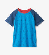 Boys Boys Mini Anchors Raglan T-Shirt | Hatley Tops